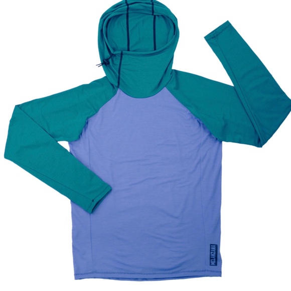 Mens Merino Wool Melanzana hoodie Medium - Picture 7 of 7